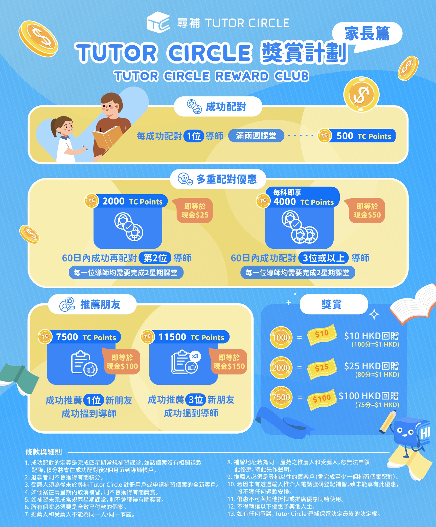 Tutor Circle Student Reward Banner